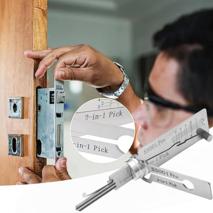 HOT SALE 60% OFF🔥Stainless Steel Master Key Locksmith Training Tool,⚒️ SS001 Pro Tool, Practical Cylinder Set