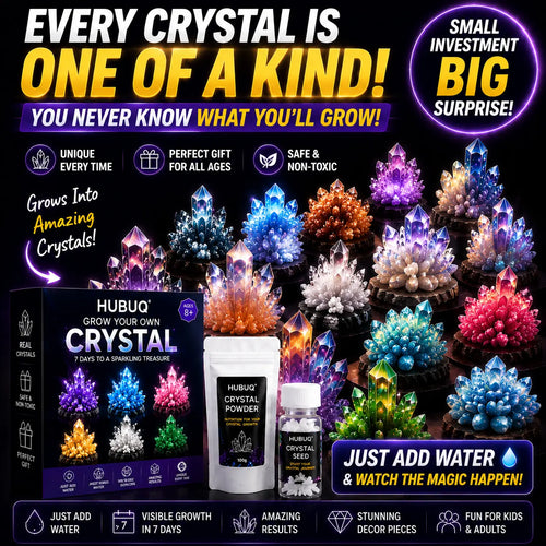 HUBUQ®🪄 Luxury Crystal Atelier – Premium Crystal Growth Powder🔮