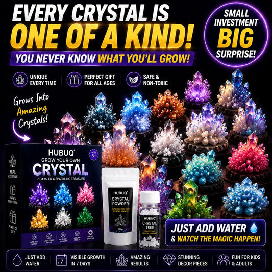 HUBUQ®🪄 Luxury Crystal Atelier – Premium Crystal Growth Powder🔮