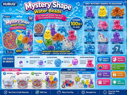 HUBUQ® 🪄Mystery Shape Water Beads🐳