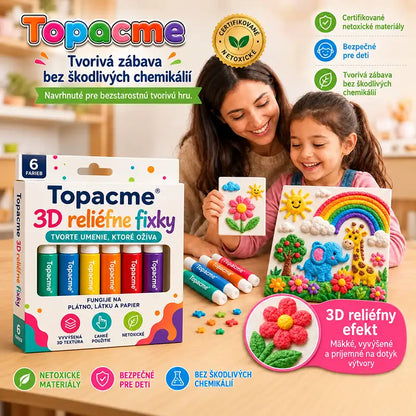Topacme® 3D reliéfne umelecké pero – premeňte ploché kresby na hmatateľné 3D umenie🪄