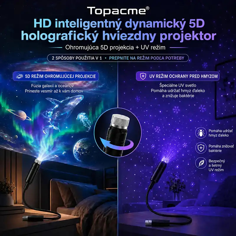 Topacme® 🎃💫Projektor nočného svetla🔥
