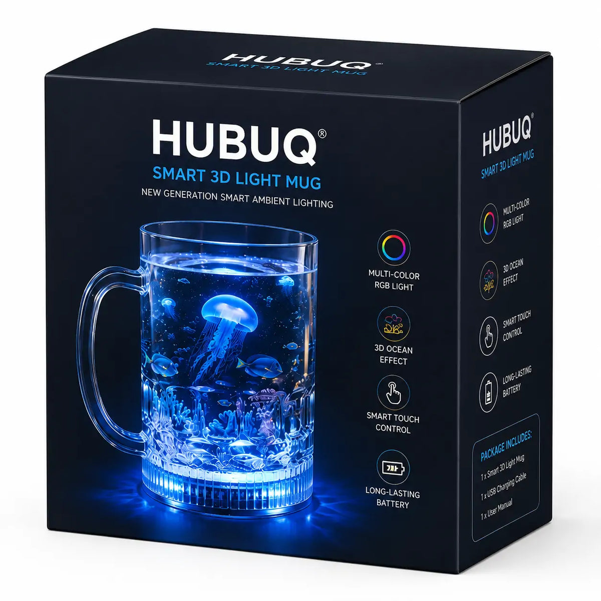 HUBUQ®🪄 Smart Acrylic Glow Glass