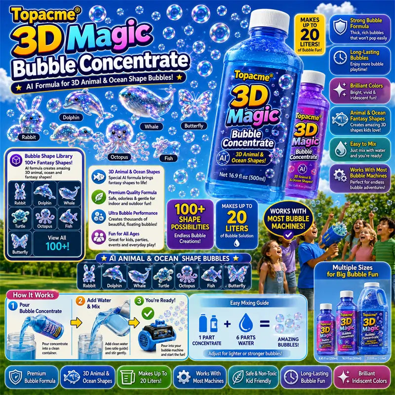 Topacme® Super 3D Magic Bubble Concentrate🌻