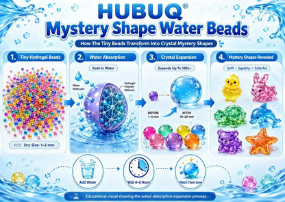 HUBUQ® 🪄Mystery Shape Water Beads🐳