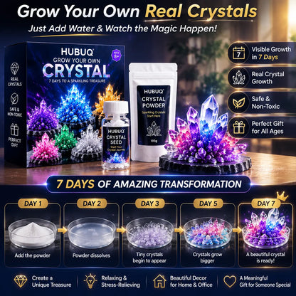 HUBUQ®🪄 Luxury Crystal Atelier – Premium Crystal Growth Powder🔮