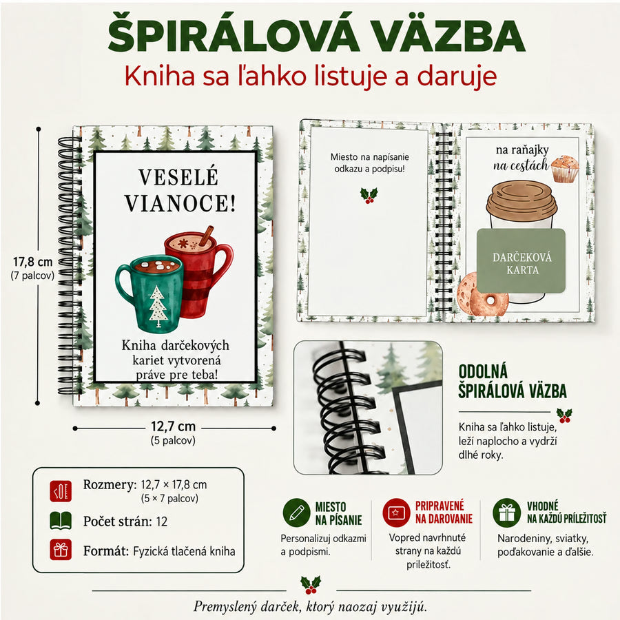 Vianočná kniha na darčekové karty – obrázok 2