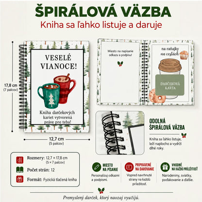 Vianočná kniha na darčekové karty – obrázok 2