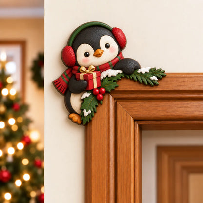 Vianočná rohová dekorácia na zárubňu🎄🎅