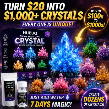 HUBUQ®🪄 Luxury Crystal Atelier – Premium Crystal Growth Powder🔮