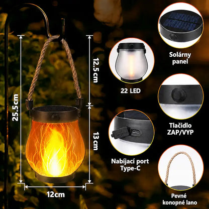 | 🔥 Posledná šanca, kým sa nevypredajú! | 💡 Solárne plameňové lampáše – Bez kabeláže, automatické zapnutie pri zotmení! 🔥