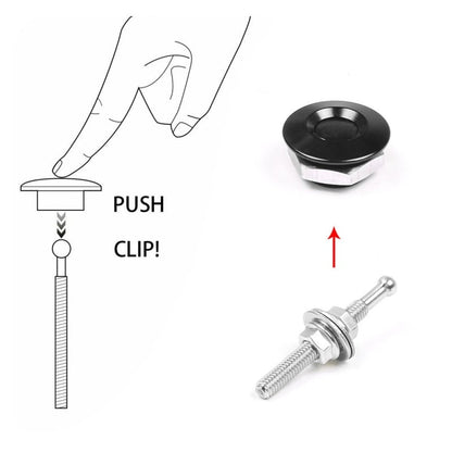 LAST DAY SALE 50% OFF!!🎁💞🔒 4Pcs Universal Aluminum Quick-Release Lock Latches - Secure & Easy Access!⚡