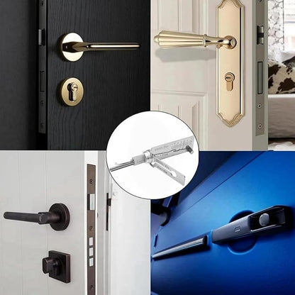 HOT SALE 60% OFF🔥Stainless Steel Master Key Locksmith Training Tool,⚒️ SS001 Pro Tool, Practical Cylinder Set