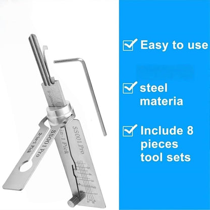 HOT SALE 60% OFF🔥Stainless Steel Master Key Locksmith Training Tool,⚒️ SS001 Pro Tool, Practical Cylinder Set