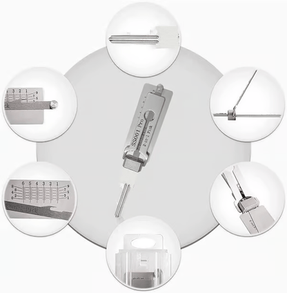 HOT SALE 60% OFF🔥Stainless Steel Master Key Locksmith Training Tool,⚒️ SS001 Pro Tool, Practical Cylinder Set