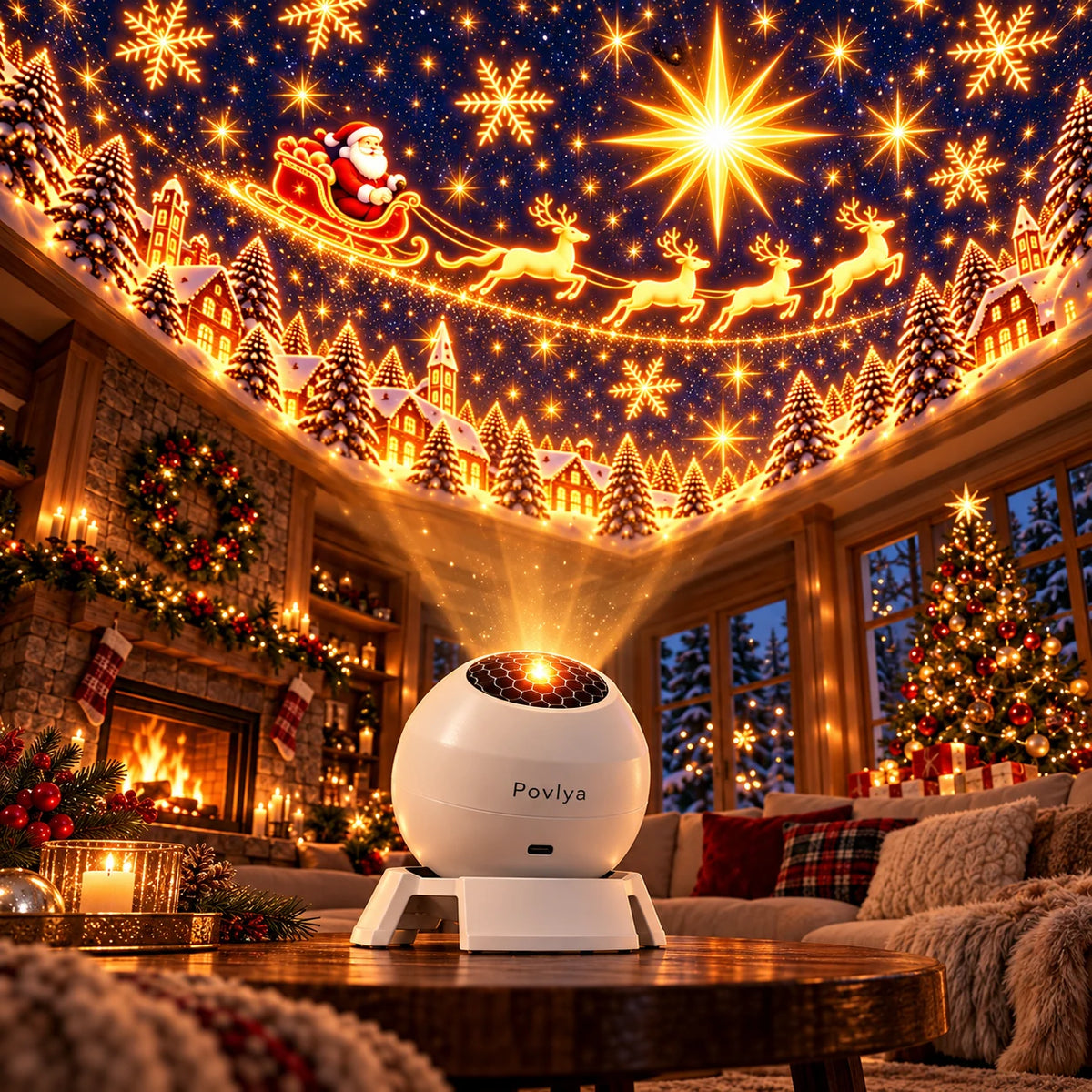 🎄 Čarovné vianočné svetlá ✨ Rozžiarte sviatočné kúzlo