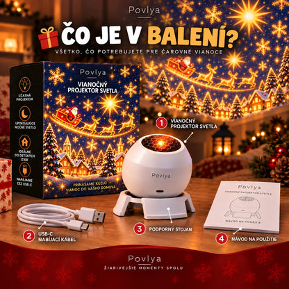 🎄 Čarovné vianočné svetlá ✨ Rozžiarte sviatočné kúzlo