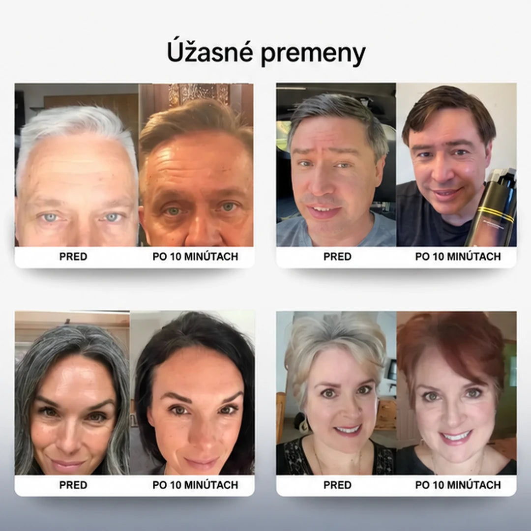 Okamžitý farbiaci šampón