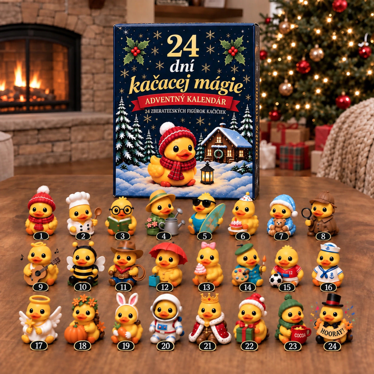 Puriejoy Kúzelné kačacie vianočné darčeky – adventný kalendár🎁🌲