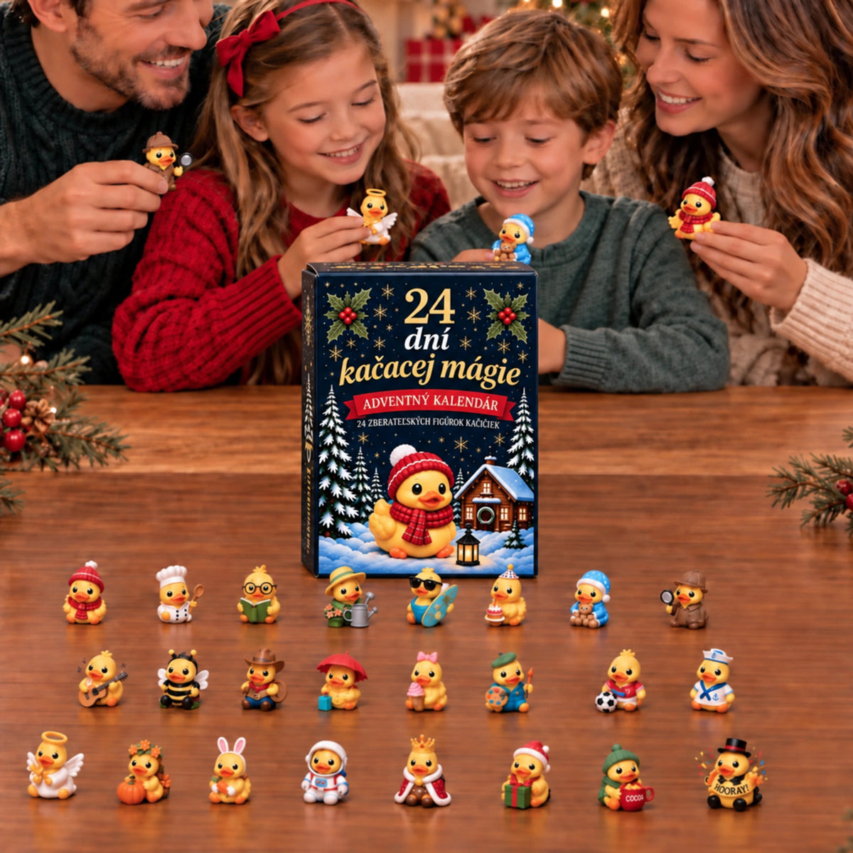 Puriejoy Kúzelné kačacie vianočné darčeky – adventný kalendár🎁🌲