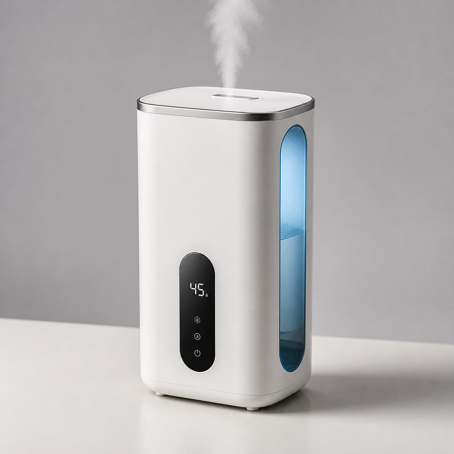 Puriejoy AuraFlow Top-Fill Humidifier realistic product photo by puriejoy