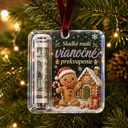 Puriejoy vianočná ozdoba na darovanie peňazí - Perník