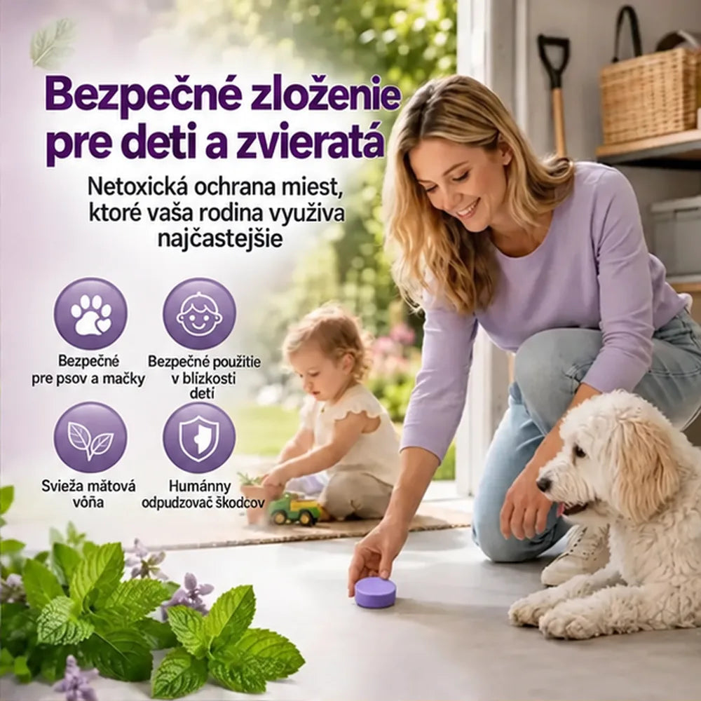 Prírodné vonné odpudzujúce puky proti škodcom – ochrana proti rôznym škodcom pre dom, garáž aj vonkajšie priestory