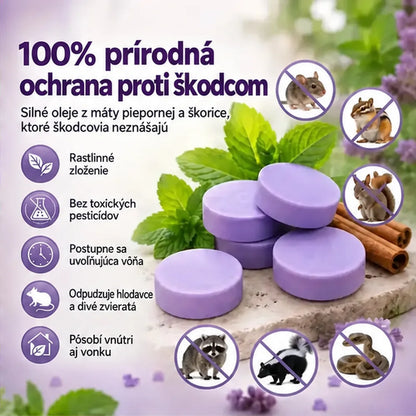 Prírodné vonné odpudzujúce puky proti škodcom – ochrana proti rôznym škodcom pre dom, garáž aj vonkajšie priestory