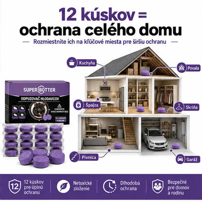 Prírodné vonné odpudzujúce puky proti škodcom – ochrana proti rôznym škodcom pre dom, garáž aj vonkajšie priestory