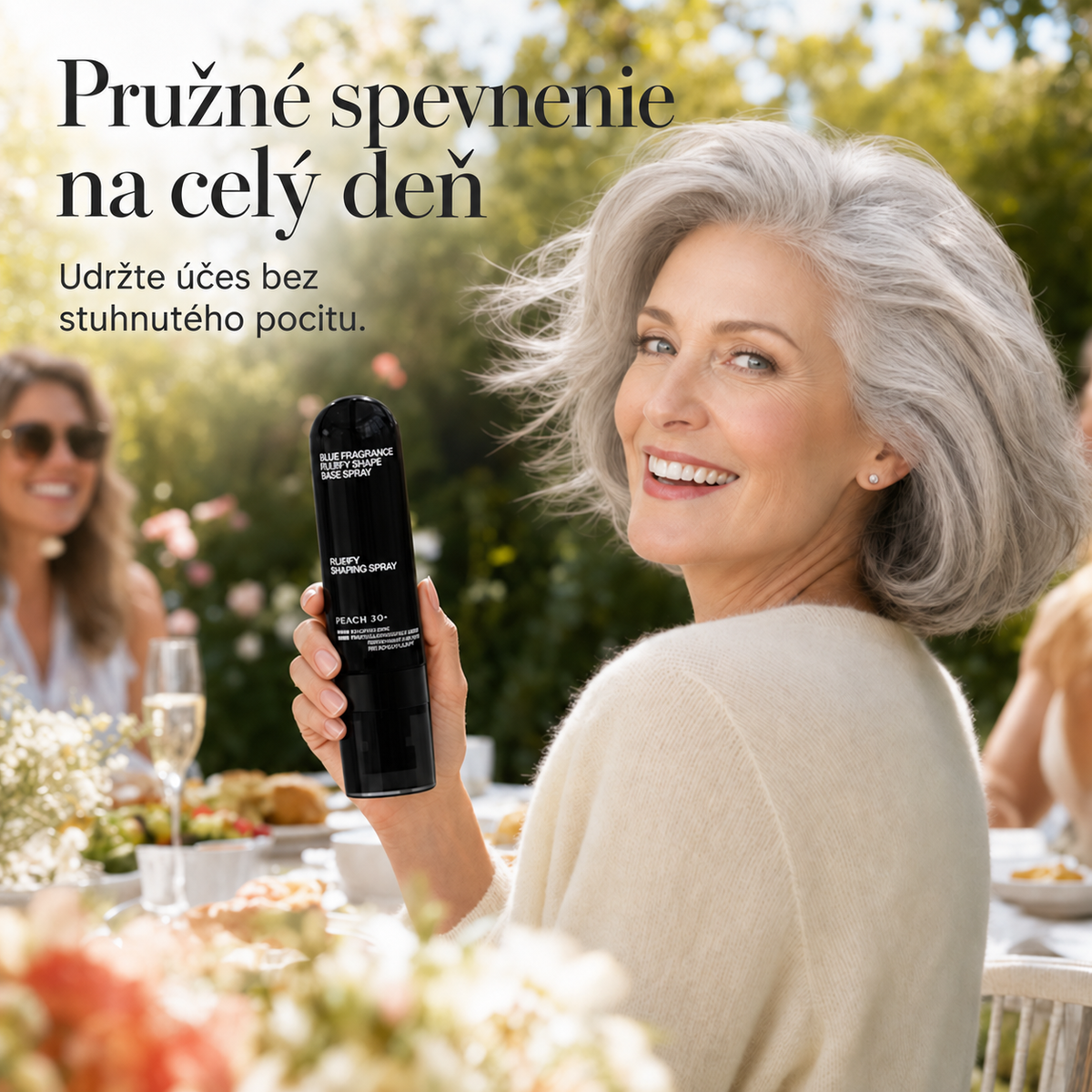 |🔥POSLEDNÝ DEŇ! Zľava 70 % - 💧Objemový stylingový sprej na vlasy s broskyňovou vôňou