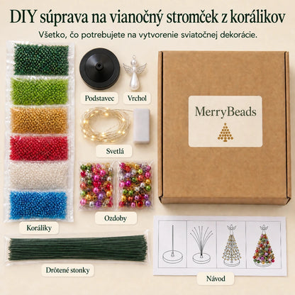 MerryBeads™ Súprava na vianočný stromček z korálikov