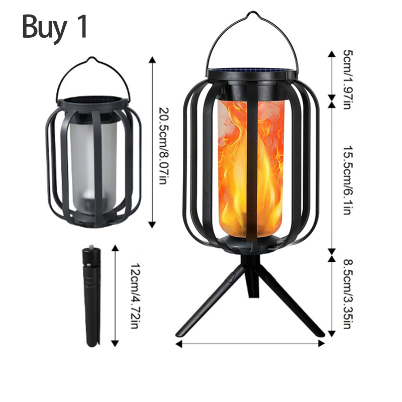 70% OFF NOW! 🔥🏮Solar Flicke ring Flame Lantern – IP65 Waterproof Auto On/Off, Realistic Warm Glow, Hanging Outdoor Solar Light for Patio Garden Pathway Decor