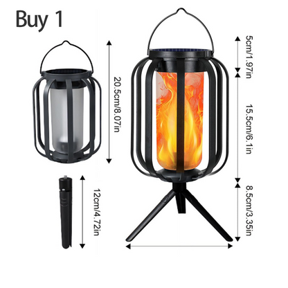 70% OFF NOW! 🔥🏮Solar Flicke ring Flame Lantern – IP65 Waterproof Auto On/Off, Realistic Warm Glow, Hanging Outdoor Solar Light for Patio Garden Pathway Decor
