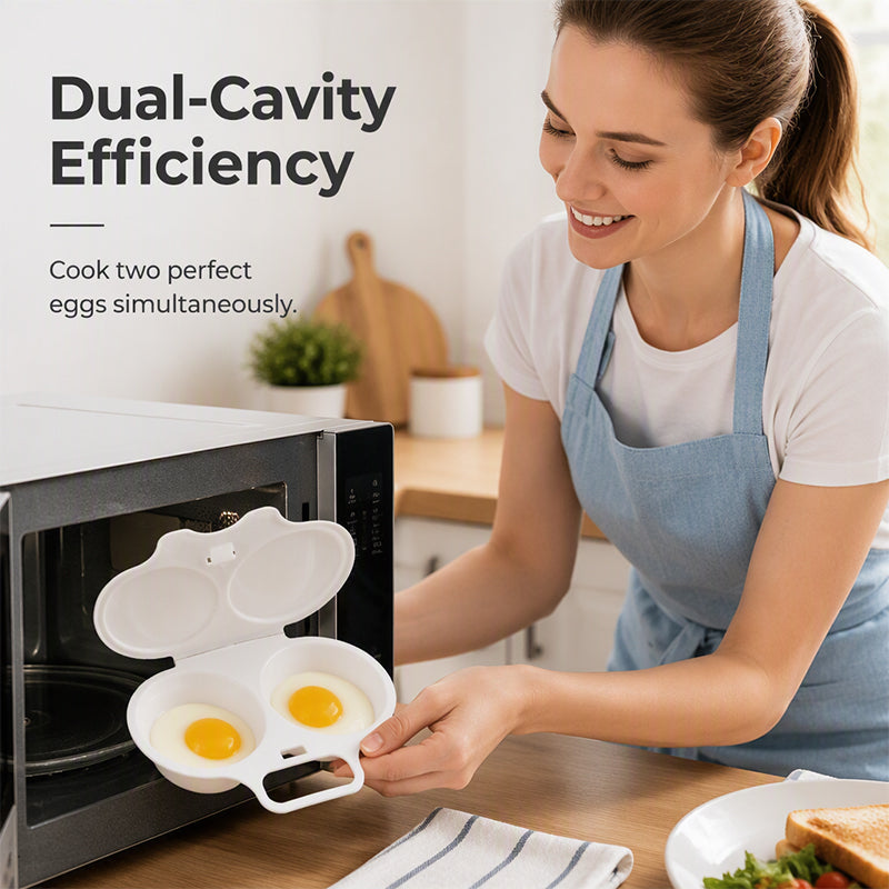 2026 New Arrivals 50% OFF🎁💥Microwave Egg Poacher with Lid & Handle