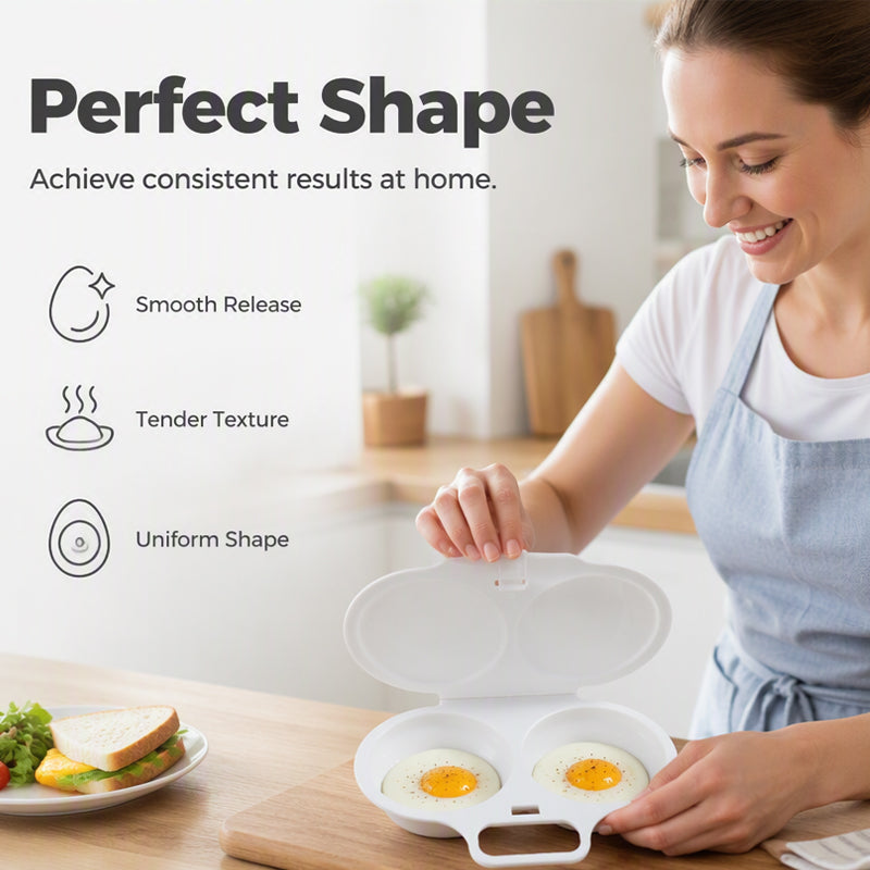 2026 New Arrivals 50% OFF🎁💥Microwave Egg Poacher with Lid & Handle