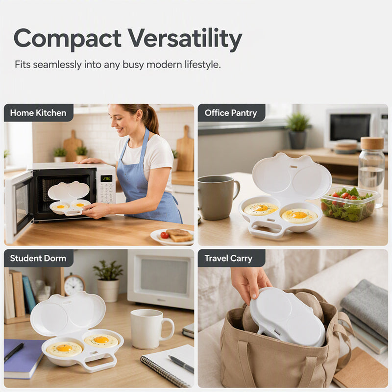 2026 New Arrivals 50% OFF🎁💥Microwave Egg Poacher with Lid & Handle