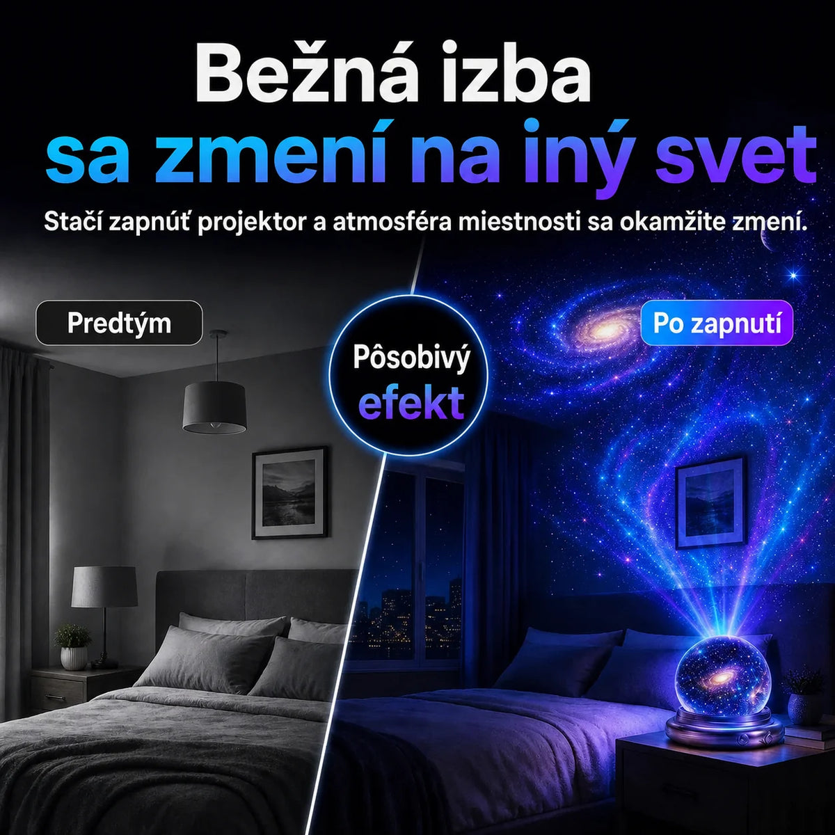 Topacme® Projektor nočného svetla🔮